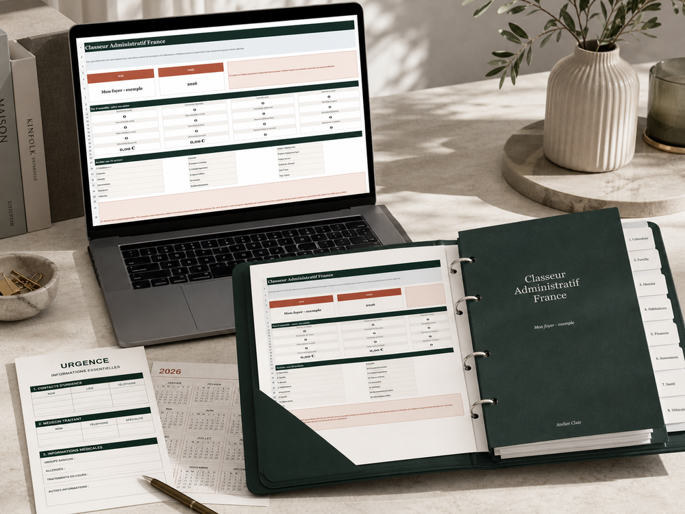 Classeur Administratif France