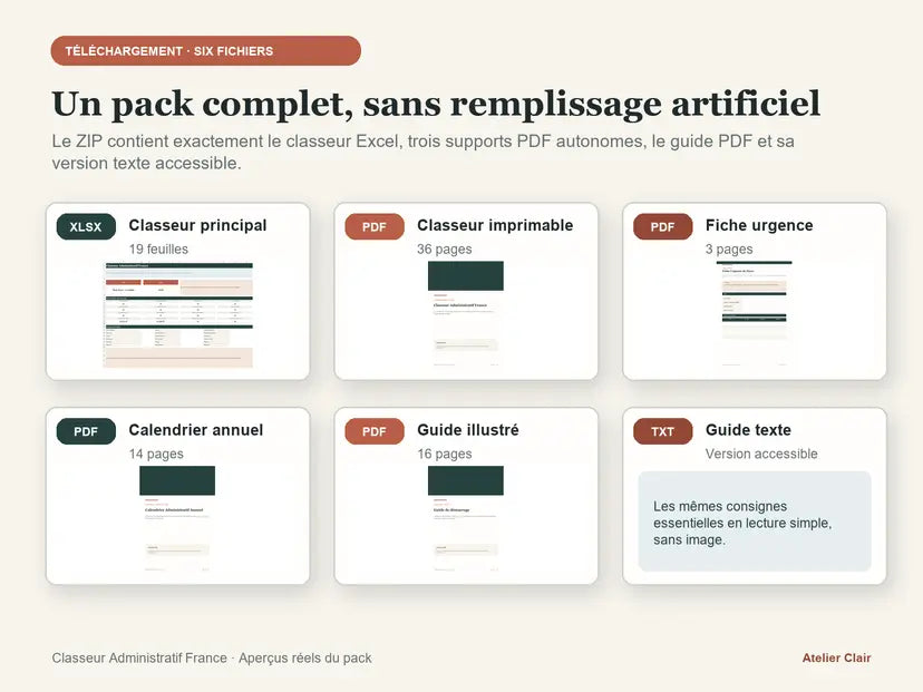 Classeur Administratif France