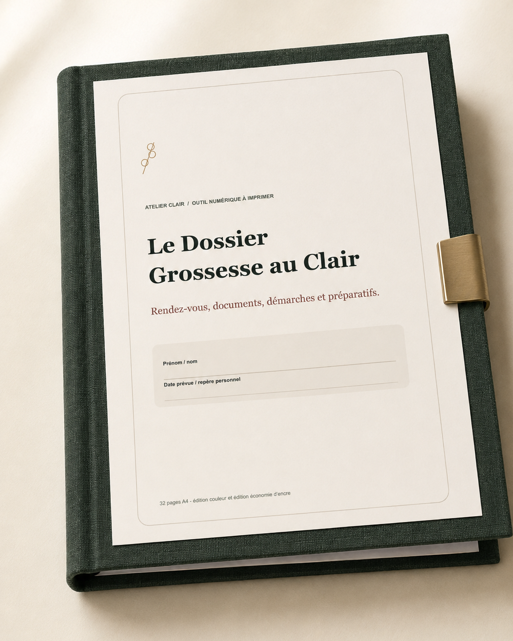 Le Dossier Grossesse au Clair