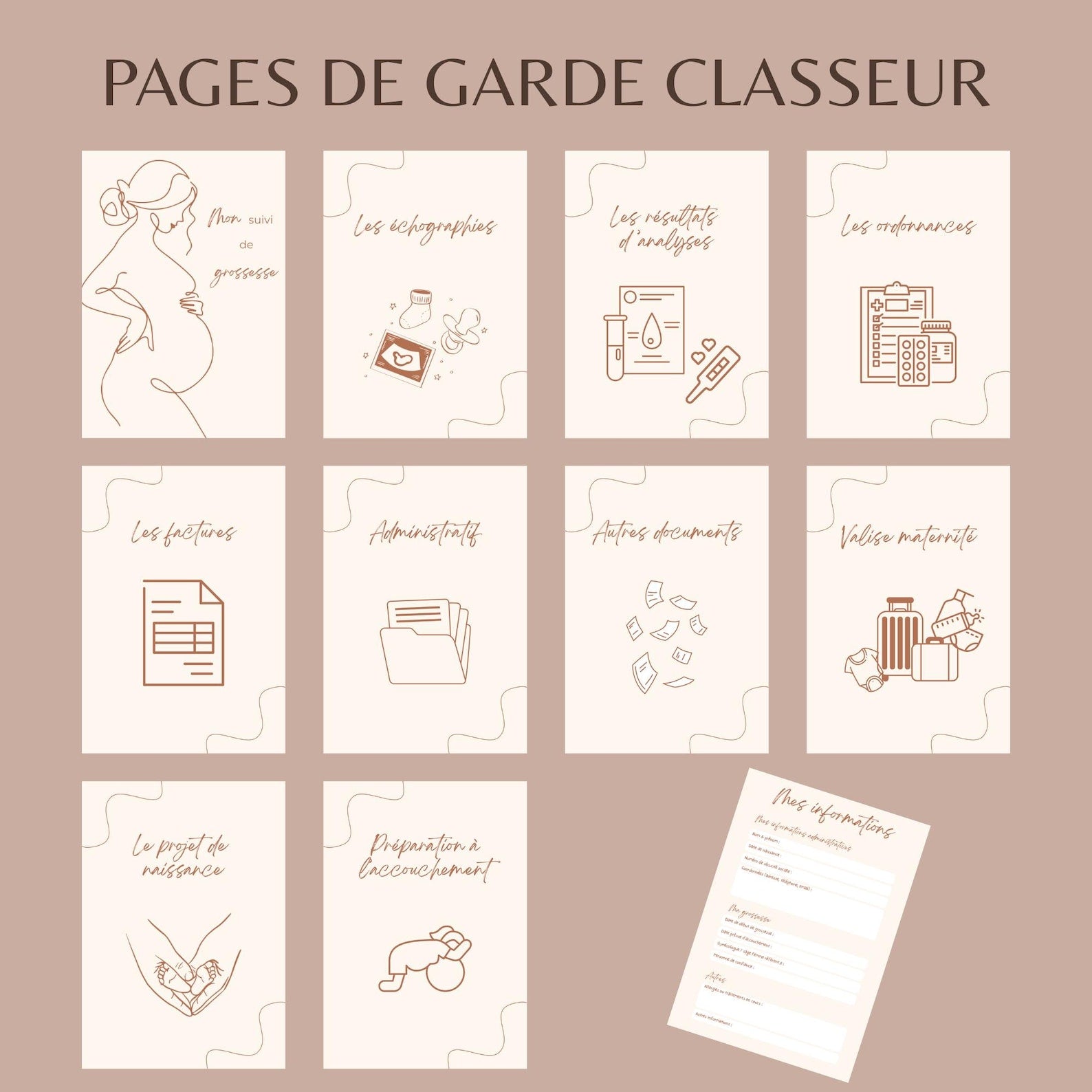 Le Dossier Grossesse au Clair